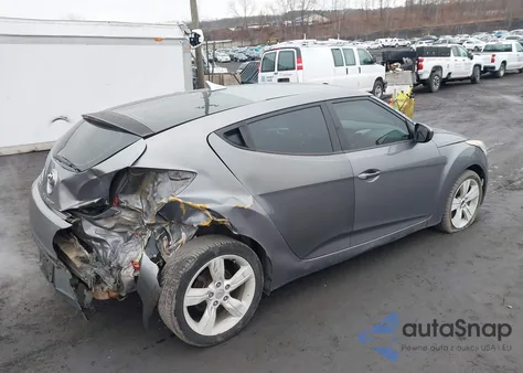 2014 Hyundai Veloster Base W/Black из США, поврежденный, VIN KMHTC6AD2EU194650